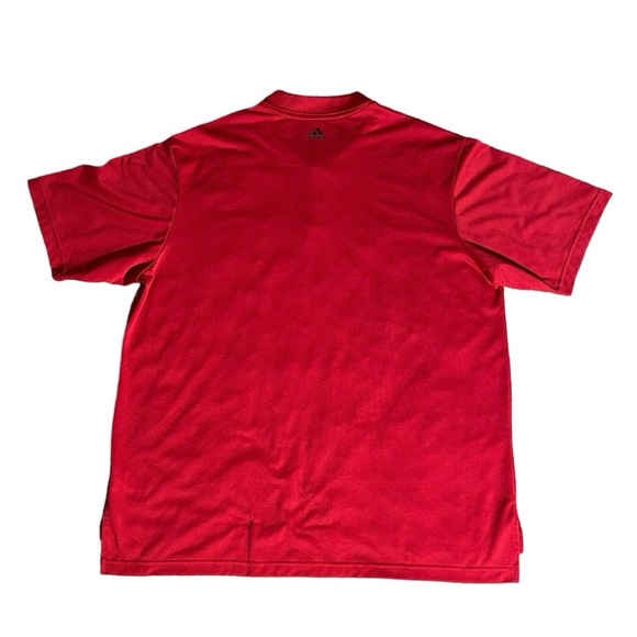 adidas Golf  Polo Shirt Men's Size X-Large Red Short Sleeves Top Casual EUC - Picture 5 of 9
